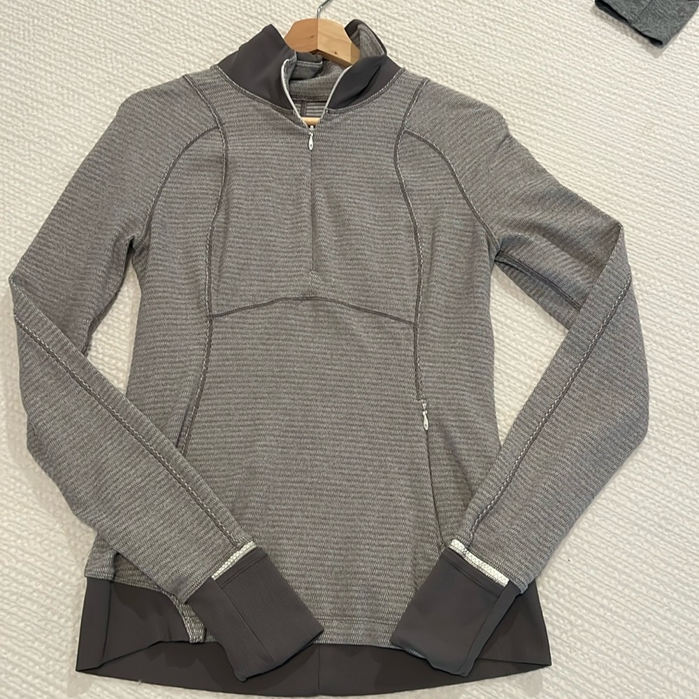 Grey Lululemon Quarter Zip 6